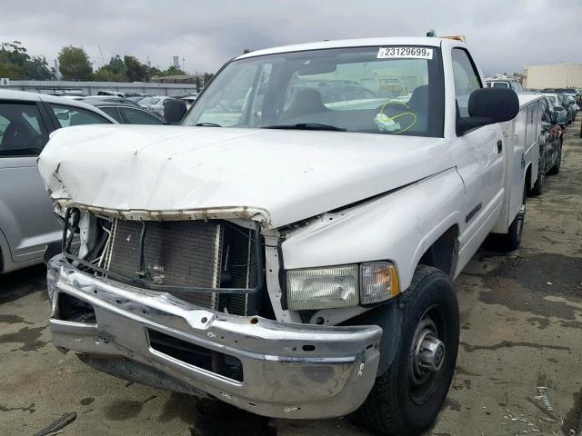 3B6KC26Z52M308464 - 2002 DODGE RAM 2500 WHITE photo 2