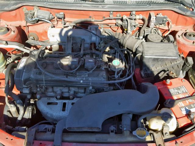 JT2EL56E1S7031192 - 1995 TOYOTA TERCEL DX RED photo 7