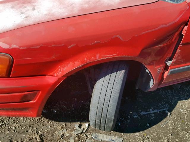 JT2EL56E1S7031192 - 1995 TOYOTA TERCEL DX RED photo 9