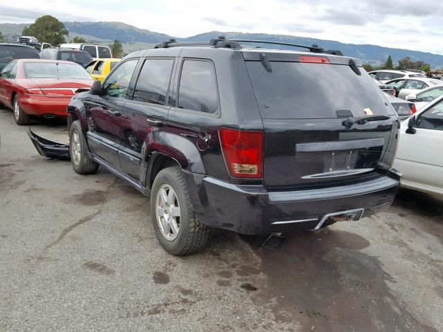 1J8GR48K58C156958 - 2008 JEEP GRAND CHER BLACK photo 3