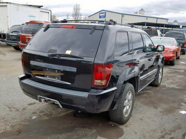 1J8GR48K58C156958 - 2008 JEEP GRAND CHER BLACK photo 4