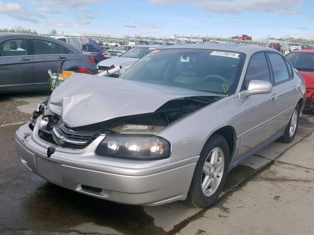 2G1WF52E859376028 - 2005 CHEVROLET IMPALA Gümüş foto 2