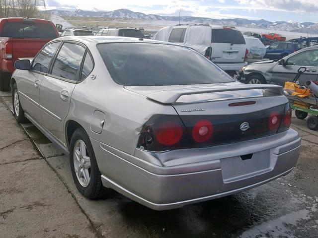 2G1WF52E859376028 - 2005 CHEVROLET IMPALA Gümüş foto 3
