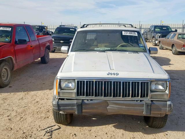 1J4FT58S3NL253754 - 1992 JEEP CHEROKEE L WHITE photo 9