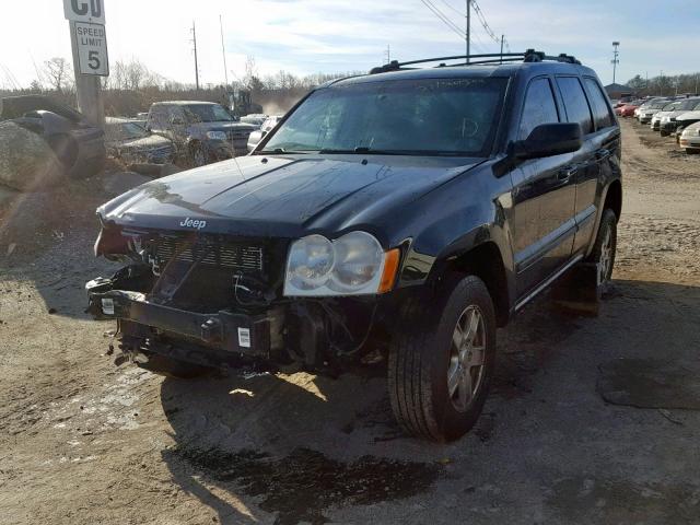 1J8GR48K77C597344 - 2007 JEEP GRAND CHER BLACK photo 2