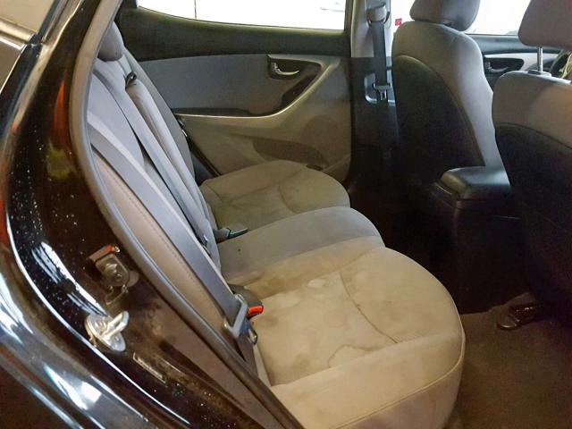 5NPDH4AE8DH298379 - 2013 HYUNDAI ELANTRA GL შავი ფოტო 6
