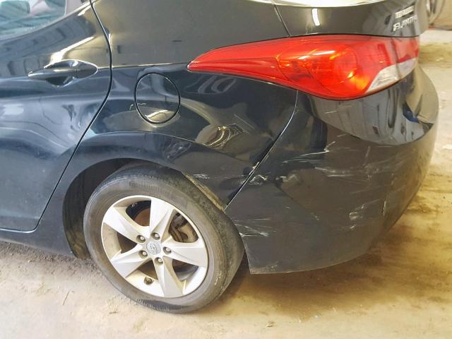 5NPDH4AE8DH298379 - 2013 HYUNDAI ELANTRA GL შავი ფოტო 9