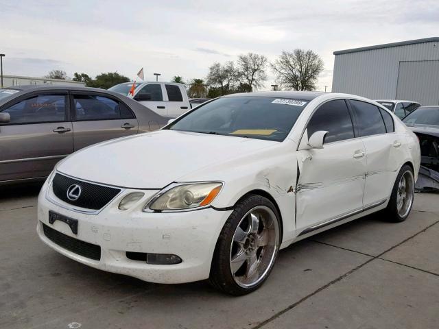 JTHBH96S965008266 - 2006 LEXUS GS GENERAT WHITE photo 2