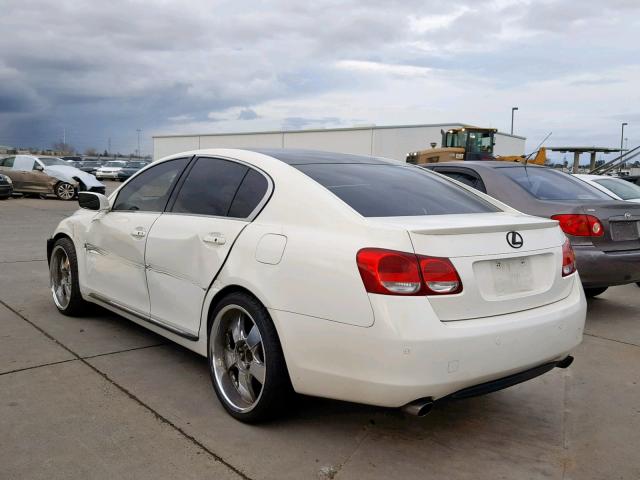 JTHBH96S965008266 - 2006 LEXUS GS GENERAT WHITE photo 3