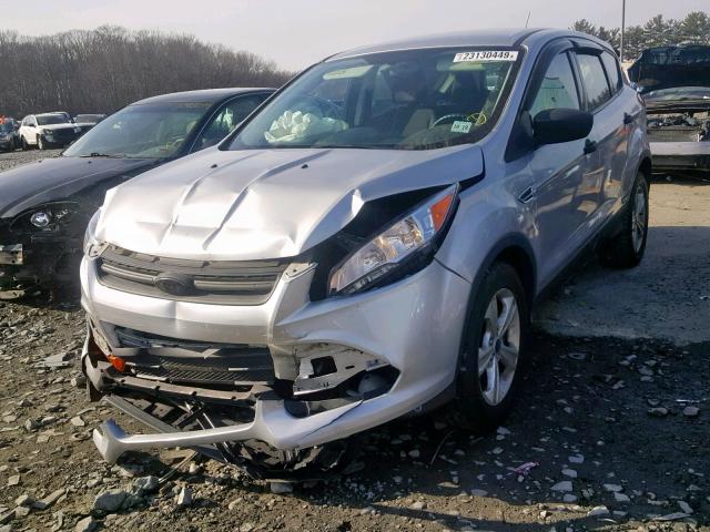 1FMCU0F74EUE19051 - 2014 FORD ESCAPE S SILVER photo 2