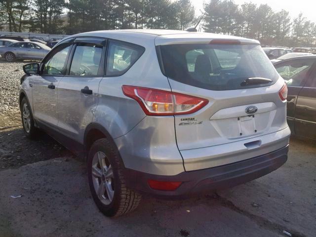 1FMCU0F74EUE19051 - 2014 FORD ESCAPE S SILVER photo 3