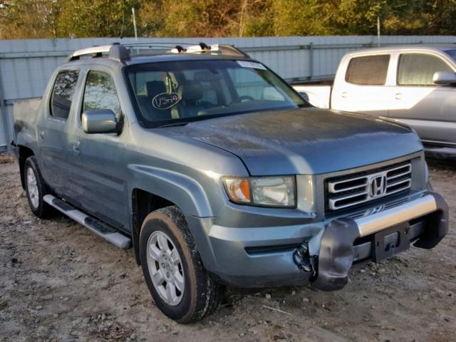 2HJYK16537H537372 - 2007 HONDA RIDGELINE BLUE photo 1