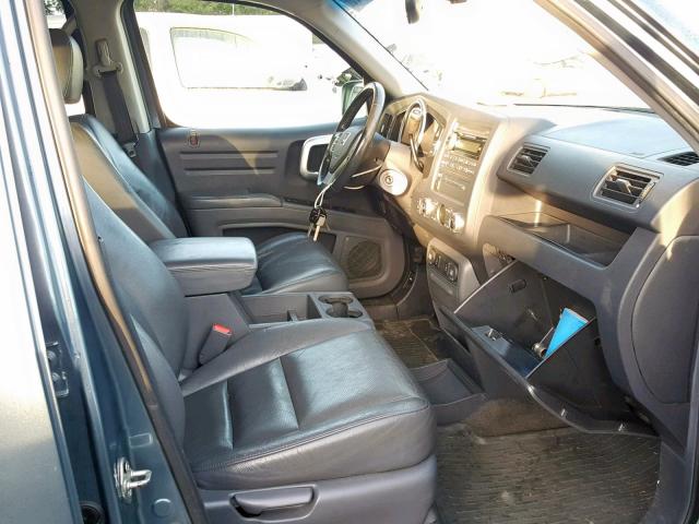 2HJYK16537H537372 - 2007 HONDA RIDGELINE BLUE photo 5