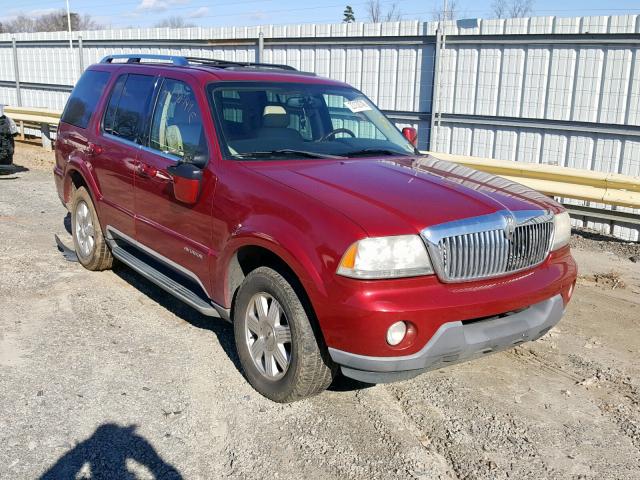 5LMEU68H75ZJ33423 - 2005 LINCOLN AVIATOR 红色 照片 1