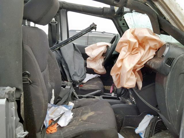 1C4AJWAG6DL546337 - 2013 JEEP WRANGLER S GRAY photo 5