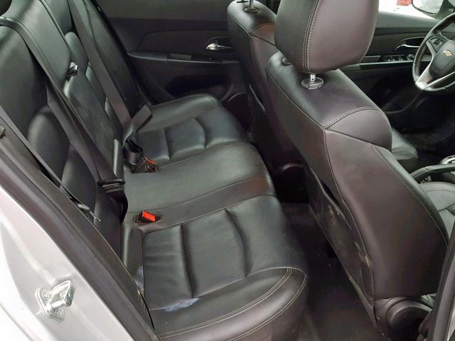 1G1PE5SBXD7147251 - 2013 CHEVROLET CRUZE LT ვერცხლისფერი ფოტო 6