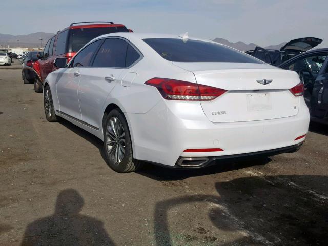 KMHGN4JEXFU049771 - 2015 HYUNDAI GENESIS 3. WHITE photo 3