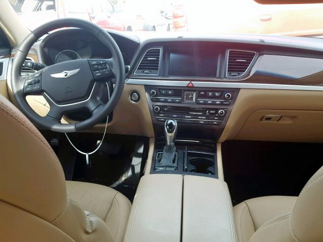 KMHGN4JEXFU049771 - 2015 HYUNDAI GENESIS 3. WHITE photo 9