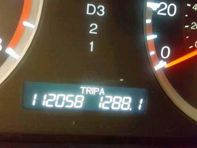 1HGCS1B86AA019231 - 2010 HONDA ACCORD EXL 红色 照片 8