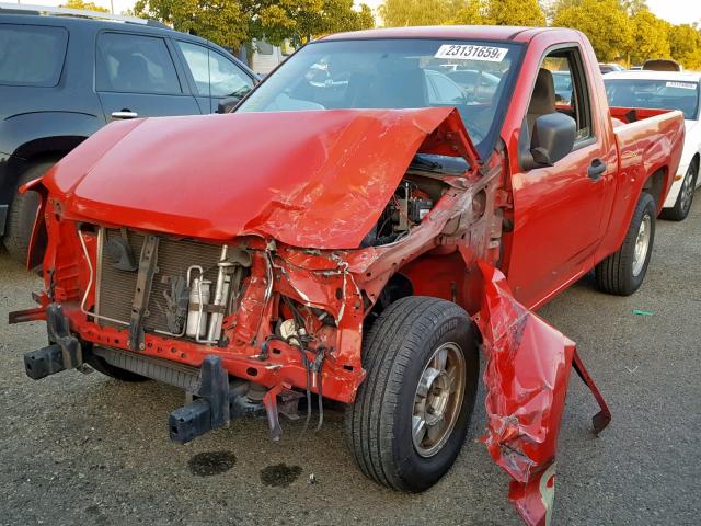 1GCCS148568269571 - 2006 CHEVROLET COLORADO RED photo 2