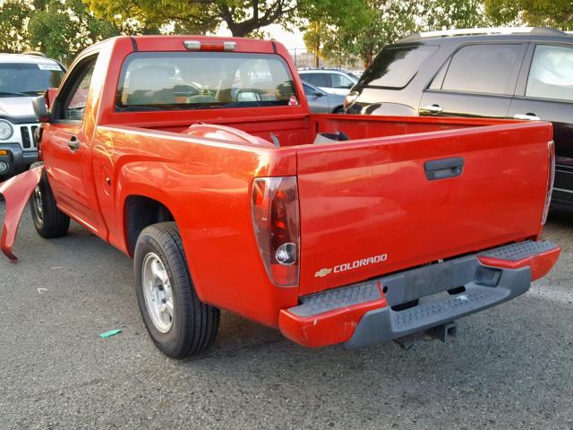 1GCCS148568269571 - 2006 CHEVROLET COLORADO RED photo 3