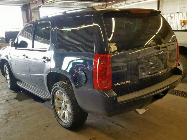 1GKFK130X7J117289 - 2007 GMC YUKON BLUE photo 3