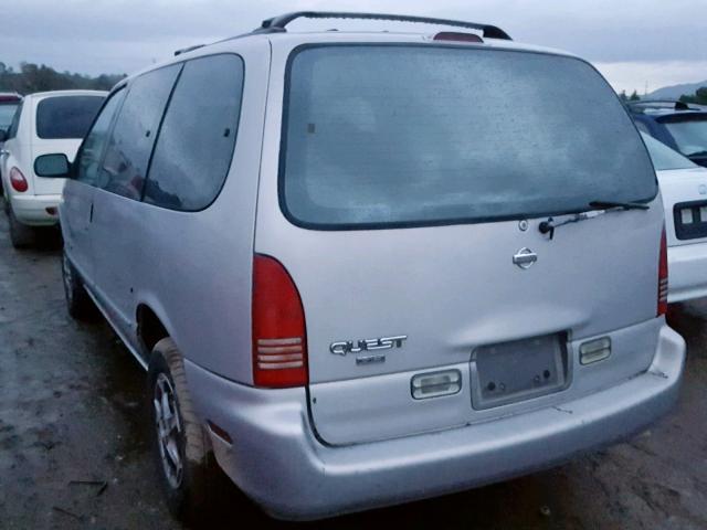 4N2DN11W3TD818702 - 1996 NISSAN QUEST XE BROWN photo 3