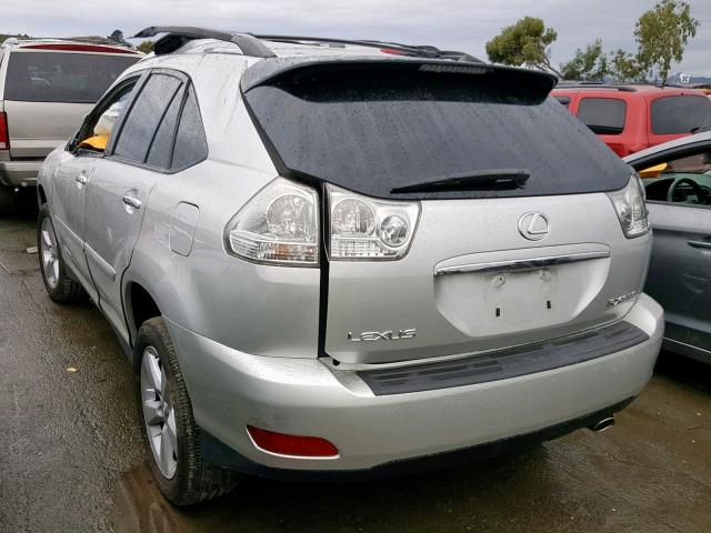 2T2HK31UX8C094983 - 2008 LEXUS RX 350 Srebrny zdjęcie 3