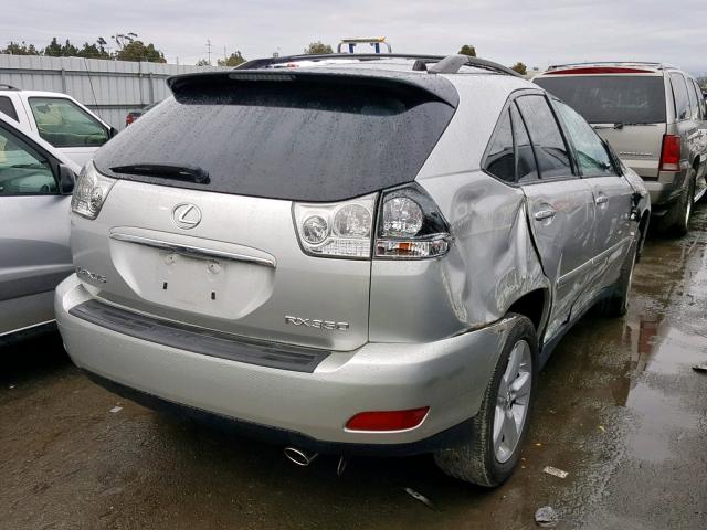 2T2HK31UX8C094983 - 2008 LEXUS RX 350 Srebrny zdjęcie 4