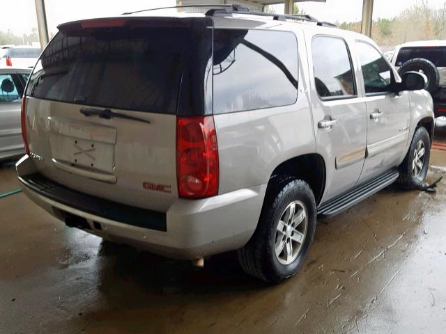 1GKFK13087J139291 - 2007 GMC YUKON GRAY photo 4