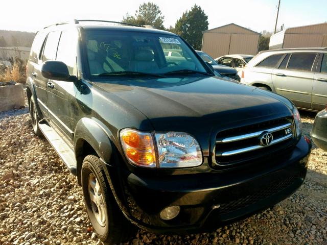 5TDBT48A21S015473 - 2001 TOYOTA SEQUOIA LI BLACK photo 1