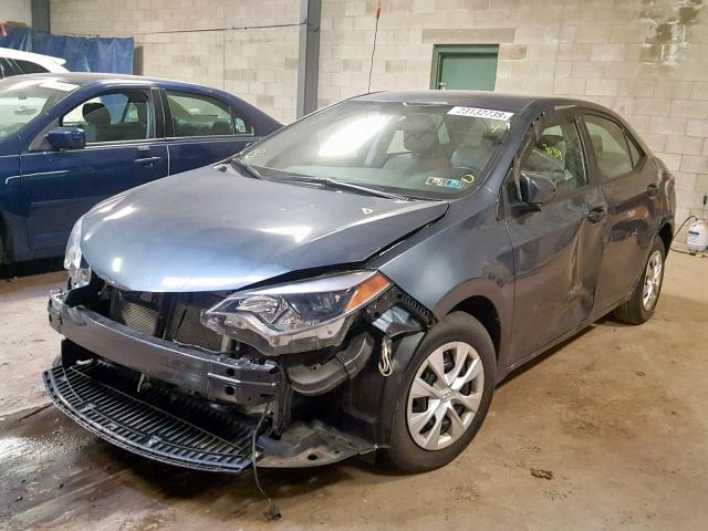 2T1BPRHE4EC227830 - 2014 TOYOTA COROLLA EC 蓝色 照片 2