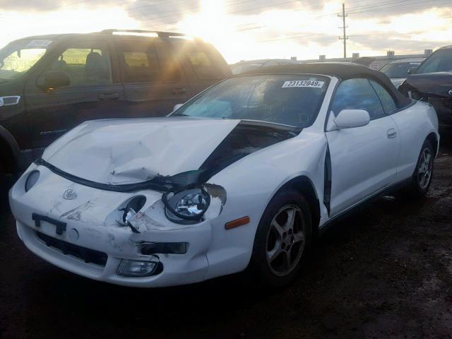 JT5FG02T6V0044889 - 1997 TOYOTA CELICA GT WHITE photo 2