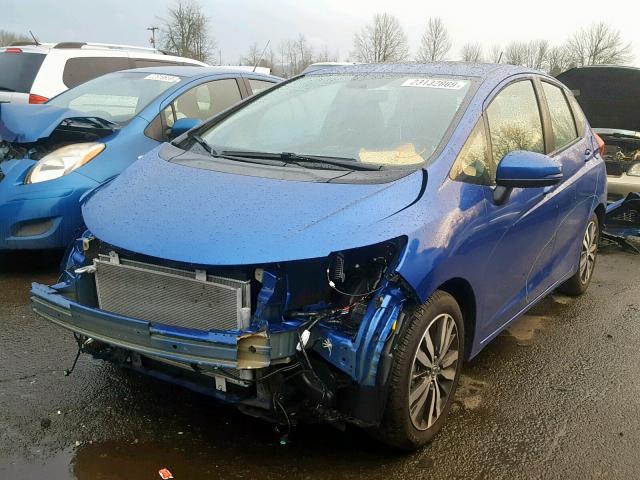 3HGGK5H96GM705628 - 2016 HONDA FIT EX BLUE photo 2