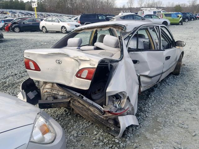 2T1BR12E8XC151116 - 1999 TOYOTA COROLLA VE SILVER photo 4