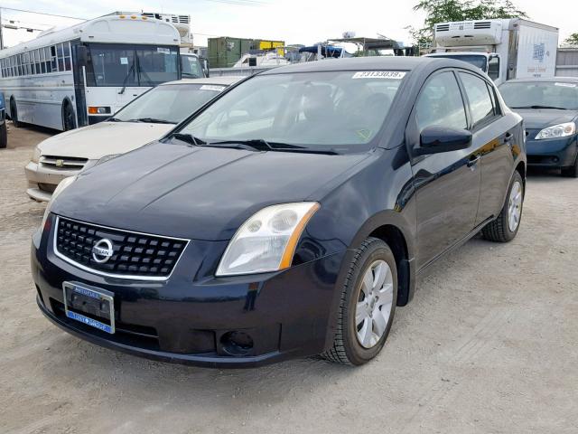 3N1AB61EX8L628063 - 2008 NISSAN SENTRA 2.0 BLACK photo 2