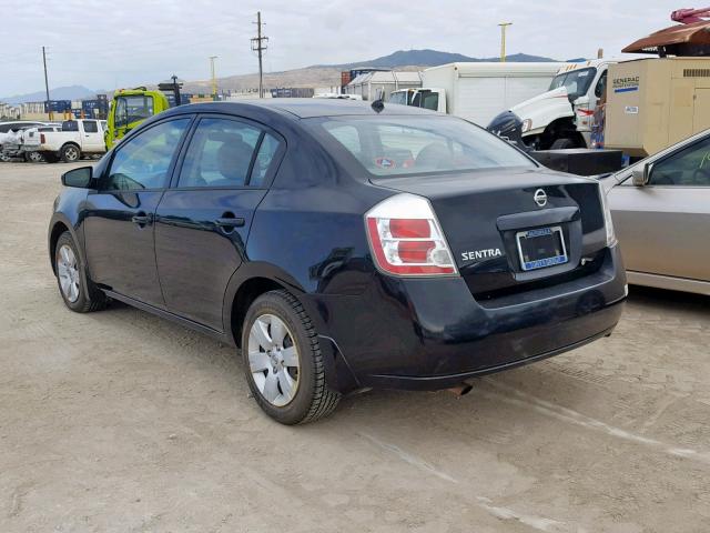 3N1AB61EX8L628063 - 2008 NISSAN SENTRA 2.0 BLACK photo 3