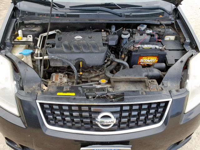 3N1AB61EX8L628063 - 2008 NISSAN SENTRA 2.0 BLACK photo 7