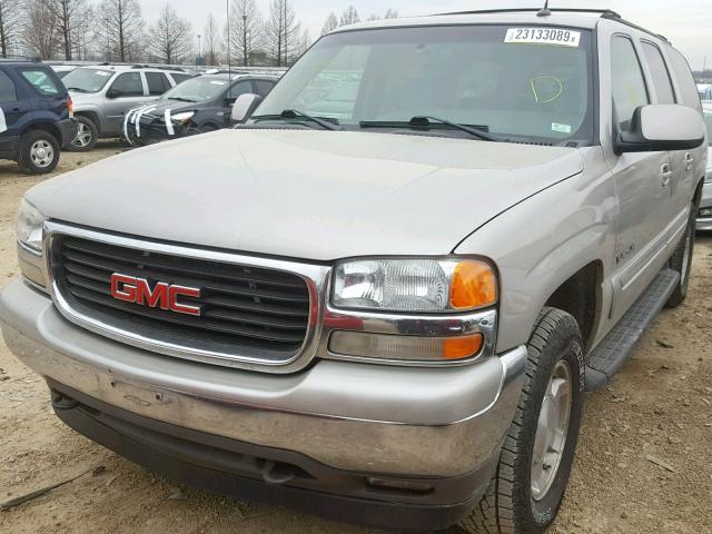 3GKFK16Z85G213110 - 2005 GMC YUKON XL K BEIGE photo 2