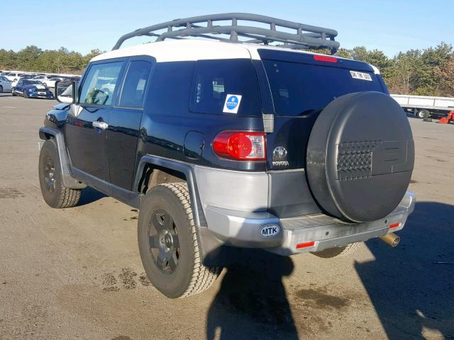 JTEBU11F370067851 - 2007 TOYOTA FJ CRUISER BLACK photo 3