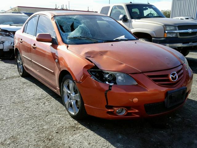 JM1BK323141114598 - 2004 MAZDA 3 S ORANGE photo 1