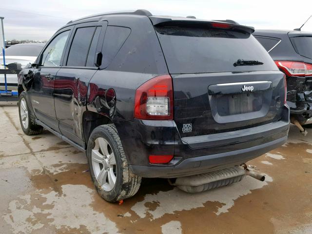 1C4NJCBA7HD123146 - 2017 JEEP COMPASS SP BLACK photo 3