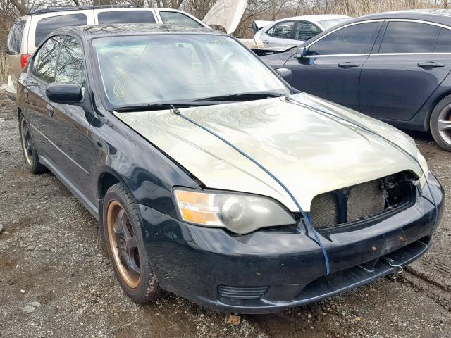 4S3BL626966215032 - 2006 SUBARU LEGACY 2.5 BLACK photo 1