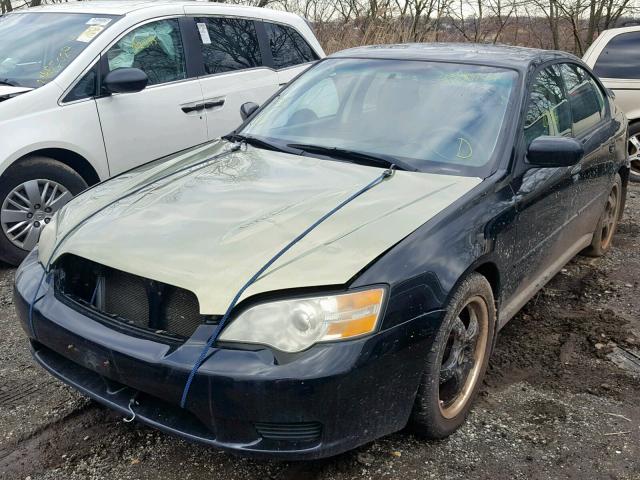 4S3BL626966215032 - 2006 SUBARU LEGACY 2.5 BLACK photo 2