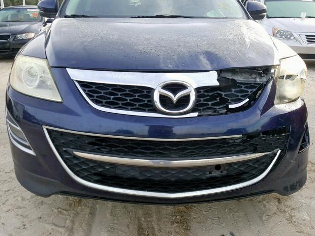 JM3TB2MA4A0210406 - 2010 MAZDA CX-9 BLUE photo 9