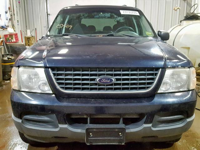 1FMZU73E02ZB45660 - 2002 FORD EXPLORER X BLUE photo 9