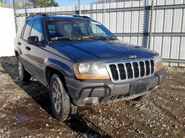 1J4GX48S21C646545 - 2001 JEEP GRAND CHER BLUE photo 1