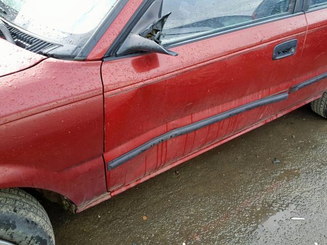 JT2AE94A7M3458421 - 1991 TOYOTA COROLLA DL RED photo 9