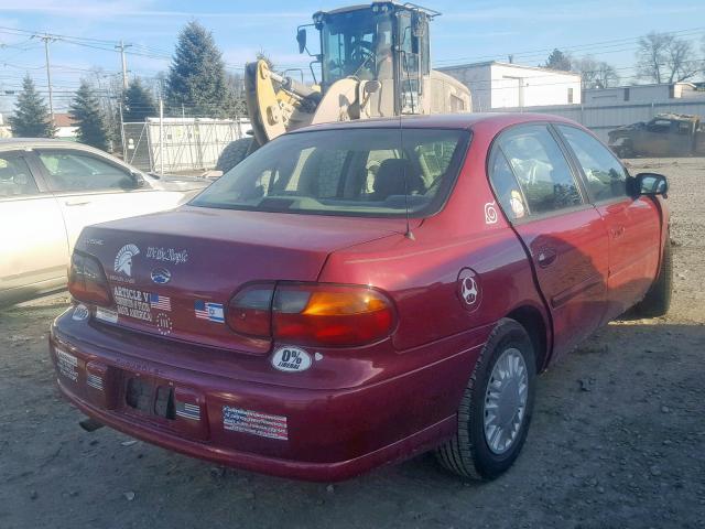 1G1ND52F05M199696 - 2005 CHEVROLET CLASSIC RED photo 4