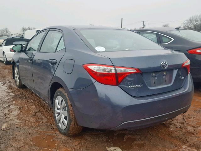 2T1BURHE2EC054785 - 2014 TOYOTA COROLLA L Mavi foto 3